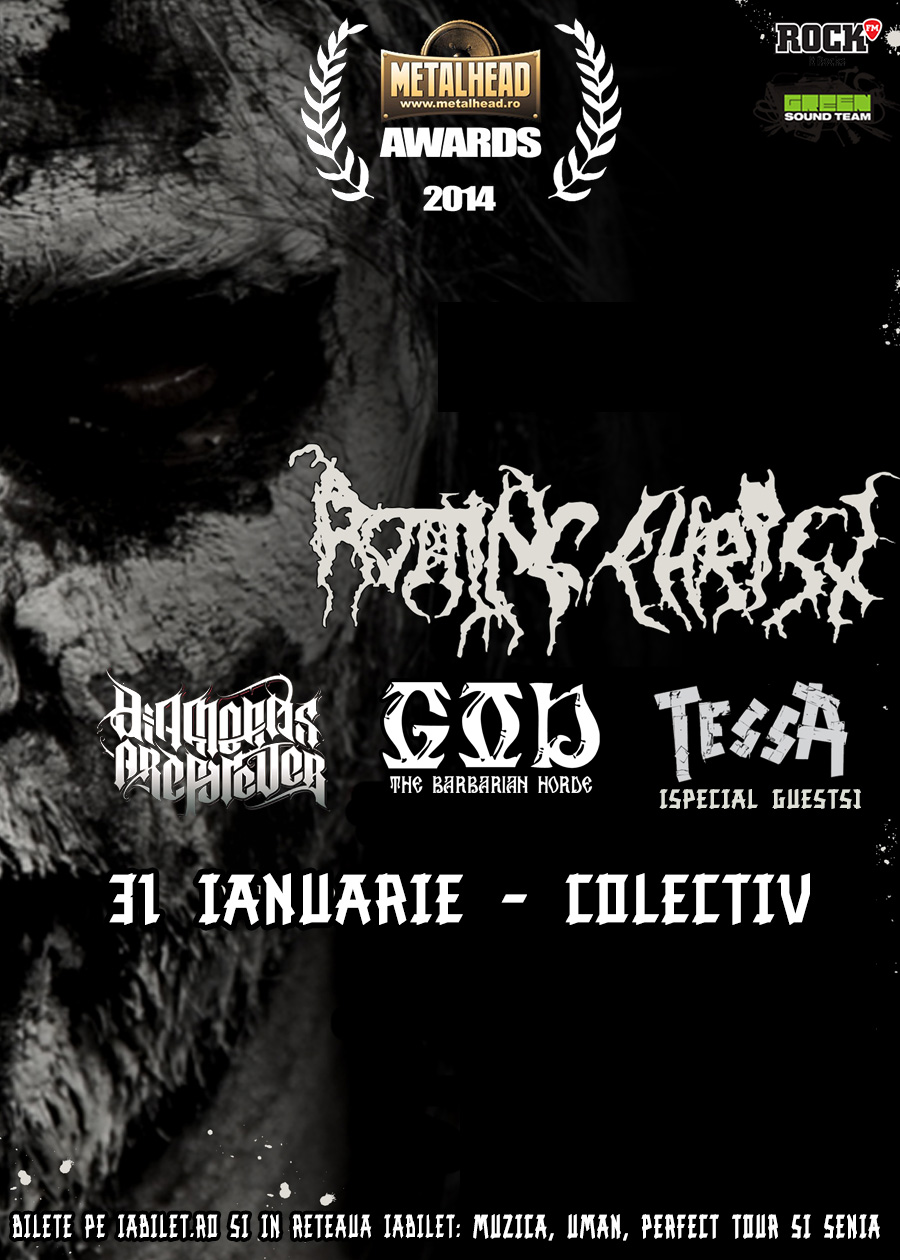 God The Barbarian Horde, Diamonds are Forever si Tessa canta cu Rotting Christ la Metalhead Awards
